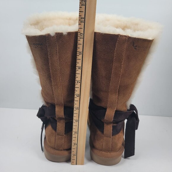 Koolaburra By UGG Rozalia Women's Brown Tall Winter Boots 1020243 US Size 7 - Picture 9 of 11